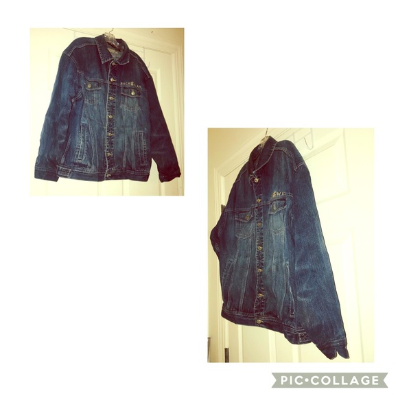 Rocawear Other - 💙 Denim Jean Vtg 90s Jacket Men's Size L.